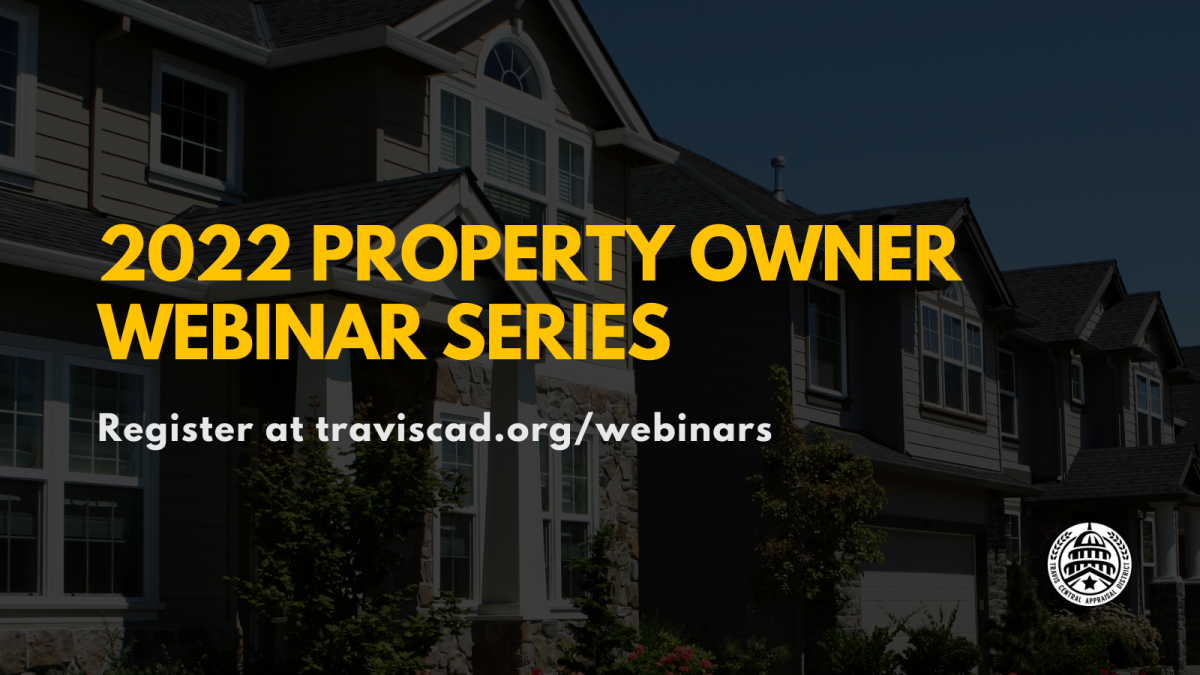 Announcing the 2022 Property Owner Webinar Series Travis Central